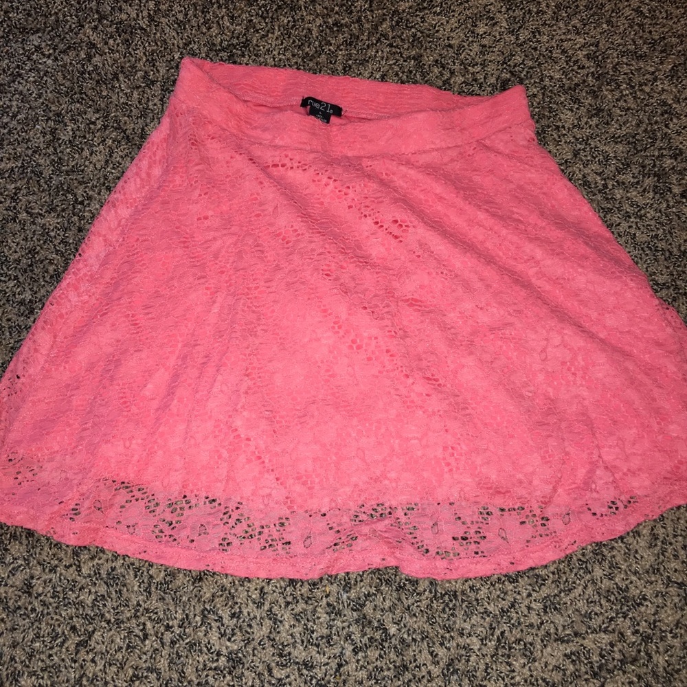 Pink skirt